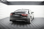 Maxton Design - Rear Valance Audi A5 S-Line Coupe / Cabrio 8T (Single Side Dual Exhaust Version)