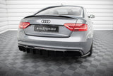 Maxton Design - Rear Valance Audi A5 S-Line Coupe 8T Facelift (Single Side Dual Exhaust Version)