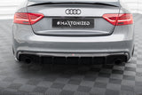 Maxton Design - Rear Valance Audi A5 S-Line Coupe / Sportback 8T Facelift (version with Single Exhaust on Both Sides) Rear Diffuser Maxton Design royalty-bespoke.myshopify.com