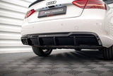 Maxton Design - Rear Valance Audi A5 8T Sportback (Facelift) (Version with Dual Exhaust on One Side) - Royal Body Kits