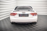 Maxton Design - Rear Valance Audi A5 8T Sportback (Facelift) (Version with Single Exhaust on Both Sides) - Royal Body Kits