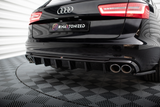 Maxton Design - Rear Valance Audi A6 Avant C7 (Version with Dual Exhausts on Both Sides) Rear Diffuser Maxton Design royalty-bespoke.myshopify.com