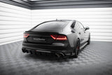Maxton Design - Rear Valance Audi A7 S-Line C7 (Version with Single Exhaust on Both Sides) - Royal Body Kits