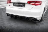 Maxton Design - Rear Valance Audi S3 Sportback 8V Rear Diffuser Maxton Design royalty-bespoke.myshopify.com