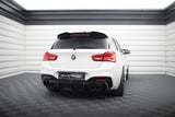 Maxton Design - Rear Valance BMW Series 1 M-Pack / M140i F20 Facelift (Version with Dual Exhausts on Both Sides)