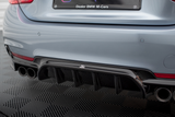 Maxton Design - Rear Valance BMW Series 4 Coupe / Gran Coupe / Cabrio M-Pack F32 / F36 / F33 (version with Double Exhausts on Both Sides) Rear Diffuser Maxton Design royalty-bespoke.myshopify.com