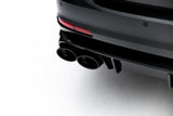 Maxton Design - Rear Valance + Exhaust Ends Imitation Audi A6 Sedan / Avant C8 / C8 (Facelift)