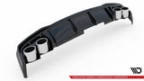 Maxton Design - Rear Valance + Exhaust Ends Imitation Audi A6 S-Line / S6 C8 / C8 Facelift
