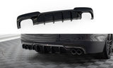 Maxton Design - Rear Valance V.2 BMW Series 5 M-Pack F10 (Two Double Exhausts) Rear Diffuser Maxton Design royalty-bespoke.myshopify.com