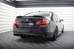 Maxton Design - Rear Valance V.2 BMW Series 5 M-Pack F10 (Two Double Exhausts)