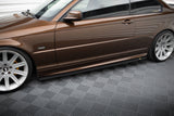 Maxton Design - Side Skirts Diffusers V.1 BMW Series 3 E46 M-Pack Coupe Side Skirts Diffusers Maxton Design royalty-bespoke.myshopify.com
