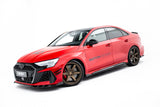 Maxton Design - Set of Carbon Fiber Side Skirts Audi RS3 8Y Sedan (Facelift) - Royal Body Kits