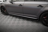 Maxton Design - Side Skirts Diffusers Audi S4 B9 / A4 S-Line / A4 Competition B9 - Royal Body Kits