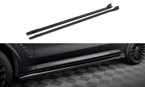 Central Rear Splitter (with vertical bars) BMW X3 M-Pack G01 Facelift
