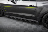 Maxton Design - Side Skirts Diffusers Ford Mustang GT MK6 Side Skirts Diffusers Maxton Design royalty-bespoke.myshopify.com