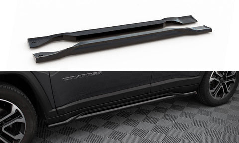 Maxton Design - Side Skirts Diffusers Jeep Compass Limited MK2 (Facelift)