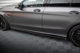 Maxton Design - Side Skirts Diffusers Mercedes Benz C63 AMG Sedan/Estate W205 (Facelift) Side Skirts Diffusers Maxton Design royalty-bespoke.myshopify.com