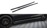 Maxton Design - Side Skirts Diffusers Mercedes Benz E-Class W212 (Facelift)