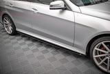 Maxton Design - Side Skirts Diffusers Mercedes Benz E-Class AMG-Line / E63 AMG Sedan W212 (Facelift)