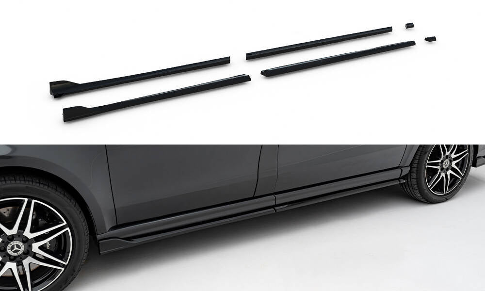 Maxton Design - Side Skirts Diffusers Mercedes Benz V-Class Long AMG ...