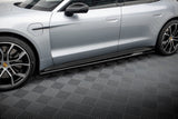 Maxton Design - Side Skirts Diffusers Porsche Taycan / 4 / 4S / GTS Sport Design MK1 Side Skirts Diffusers Maxton Design royalty-bespoke.myshopify.com