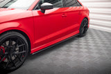 Maxton Design - Side Skirts Diffusers V.1 Audi S3 / A3 S-Line 8V / 8V FL Sedan - Royal Body Kits