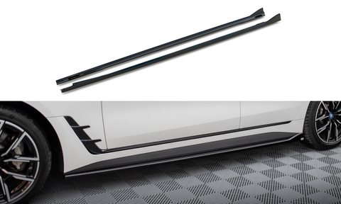 Maxton Design - Side Skirts Diffusers V.1 BMW I4 M-Pack G26