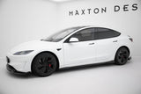 Maxton Design - Side Skirts Diffusers V.1 Tesla Model 3 Performance MK1 (Facelift) - Royal Body Kits