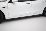 Maxton Design - Side Skirts Diffusers V.1 Tesla Model 3 Performance MK1 (Facelift) - Royal Body Kits
