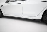 Maxton Design - Side Skirts Diffusers V.1 Tesla Model 3 Performance MK1 (Facelift) - Royal Body Kits