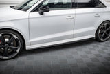 Maxton Design - Side Skirts Diffusers V.2 Audi RS3 8V Sedan (Facelift)