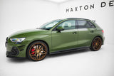 Maxton Design - Side Skirts Diffusers V.2 Audi S3 Sportback / A3 S-Line Sportback 8Y (Facelift) - Royal Body Kits