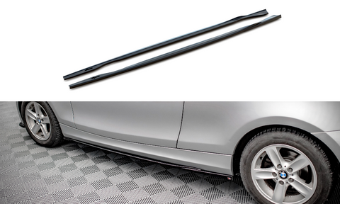 Maxton Design - Side Skirts Diffusers V.2 BMW Series 1 E87 (Facelift)