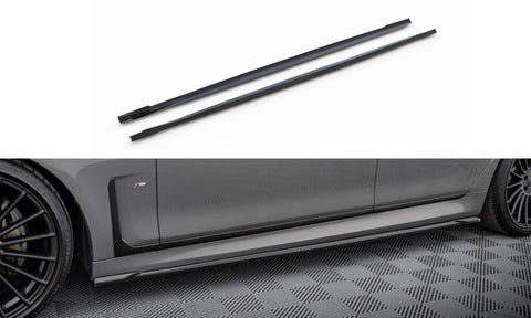 Maxton Design - Side Skirts Diffusers V.2 BMW Series 7 M-Pack G11 (Facelift)