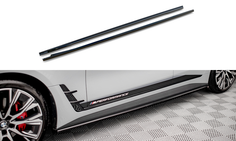 Maxton Design - Side Skirts Diffusers V.2 BMW I4 M-Pack G26