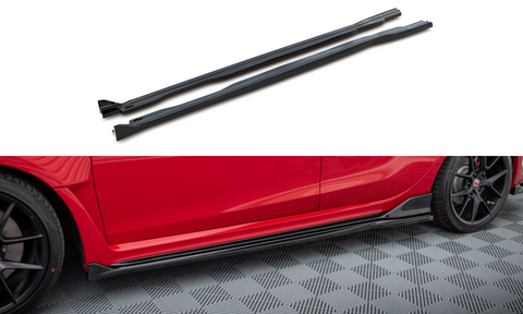 Maxton Design - Side Skirts Diffusers V.2 Honda Civic Type R MK11 Side Skirts Diffusers Maxton Design royalty-bespoke.myshopify.com