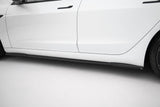 Maxton Design - Side Skirts Diffusers V.2 Tesla Model 3 Performance MK1 (Facelift) - Royal Body Kits