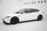 Maxton Design - Side Skirts Diffusers V.2 Tesla Model 3 Performance MK1 (Facelift) - Royal Body Kits
