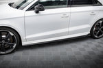 Maxton Design - Side Skirts Diffusers V.3 Audi RS3 8V Sedan (Facelift)