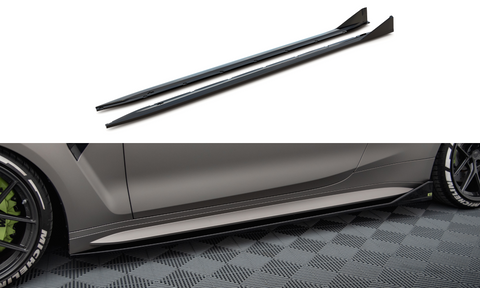 Maxton Design - Side Skirts Diffusers V.3 CSL Look BMW M4 G82 Side Skirts Diffusers Maxton Design royalty-bespoke.myshopify.com