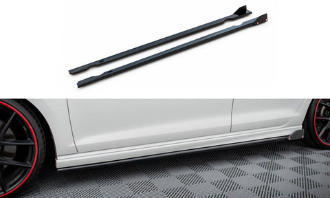 Maxton Design - Side Skirts Diffusers V.3 + Flaps Volkswagen Golf R / R-Line MK7 Side Skirts Diffusers Maxton Design royalty-bespoke.myshopify.com