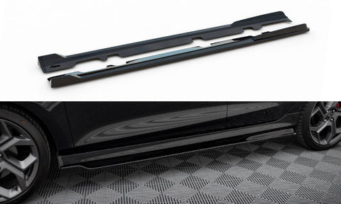 Maxton Design - Side Skirts Diffusers V.3 Ford Fiesta ST / ST-Line MK8