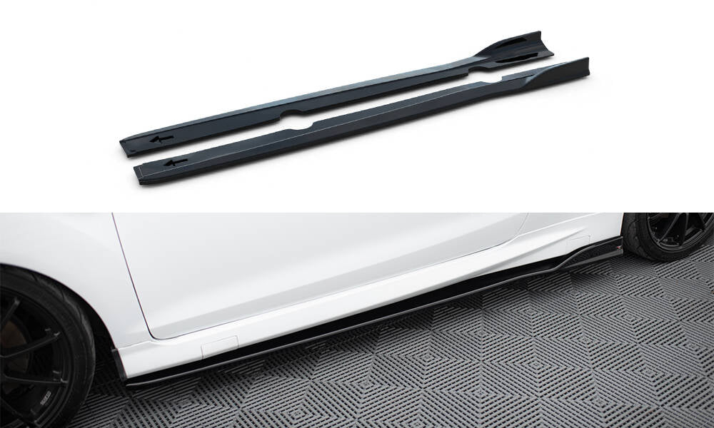 Maxton Design - Side Skirts Diffusers V.3 Ford Fiesta ST / ST-Line MK7 ...