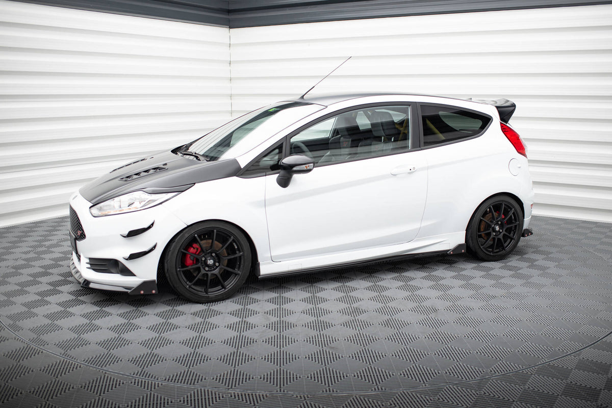 Maxton Design - Side Skirts Diffusers V.4 + Flaps Ford Fiesta ST / ST ...