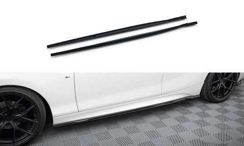 Maxton Design - Side Skirts Diffusers V.4 BMW Series 1 M-Pack / M140i F20 (Facelift)