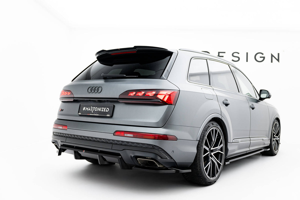 Maxton Front Ansatz V.2 Für Audi E-tron Schwarz Hochglanz AU-ETRON-1