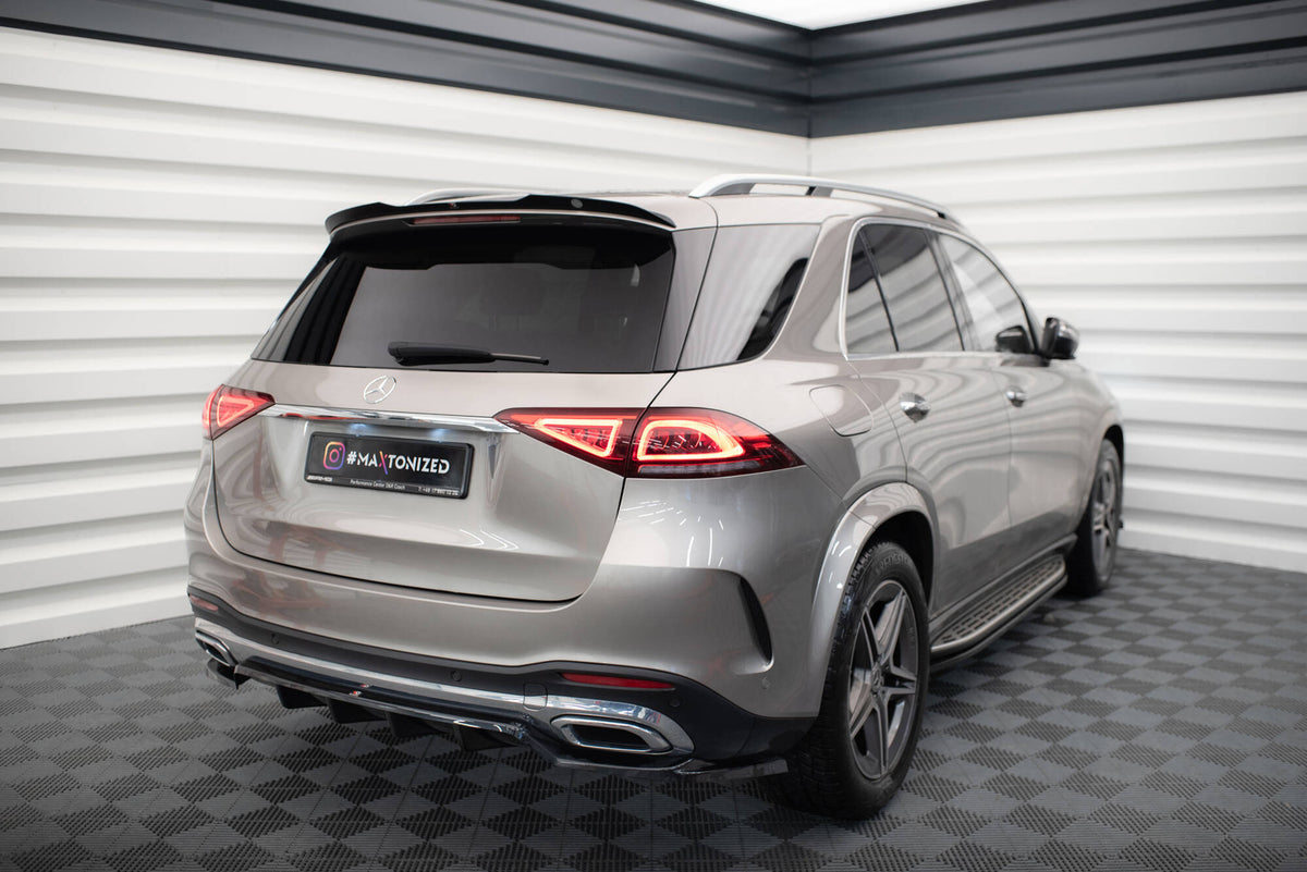 Protection Seuil Arrière Inox Noir Avisa - Compatible Mercedes GLE II (W167) Facelift Excl. AMG