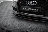 Maxton Design - Street Pro Front Splitter Audi RS3 Sedan 8V (Facelift) Front Spoiler Maxton Design royalty-bespoke.myshopify.com