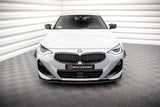Maxton Design - Street Pro Front Splitter BMW Series 2 M-Pack / M240i Coupe G42 Front Spoiler Maxton Design royalty-bespoke.myshopify.com