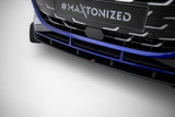 Maxton Design - Street Pro Front Splitter + Flaps Audi A3 S-Line Sedan / S3 Sedan 8Y (Facelift) - Royal Body Kits